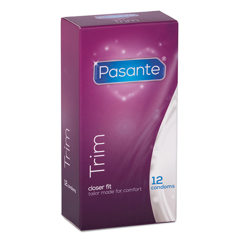 Kondome Ultra Fins : Pasante Trim Condoms 12 Pack