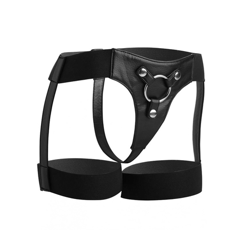 Strap-On Harness In Schwarz Im Straps-Look