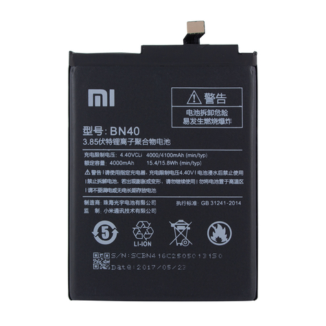 Xiaomi Lithium Ionen Akku Bn40 Xiaomi Redmi 4 Prime/Pro 4000mah