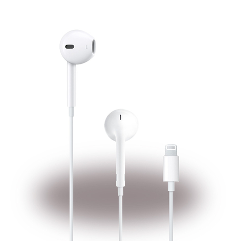 Apple Mmtn2zm/A Earpods In Ear Headset / Kopfhörer Lightning Anschluss Weiss