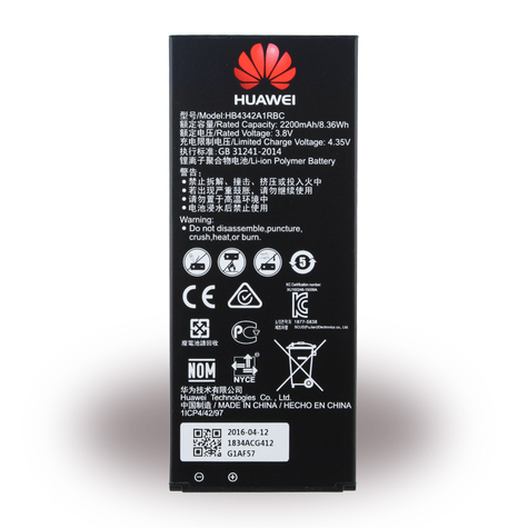 Huawei Hb4342a1rbc Lithium Ionen Polymer Akku Ascend Y6, Honor 4a 2200mah