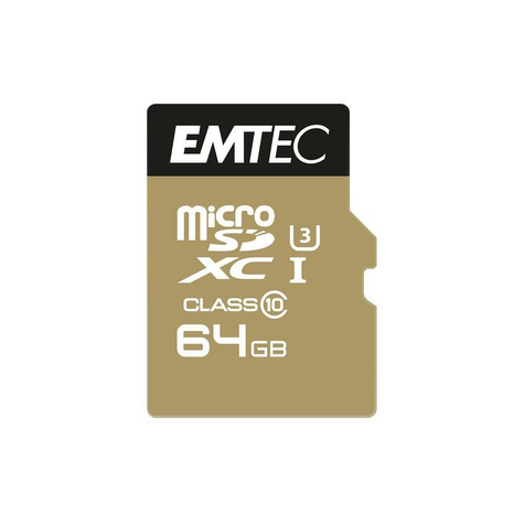 Microsdxc 64gb Emtec Speedin Cl10 95mb/S Fullhd 4k Ultrahd Blister