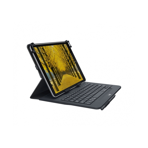 Logitech Universal-Hülle Mit Integrierter Tastatur Für 9-10'' Tablets, Schwarz