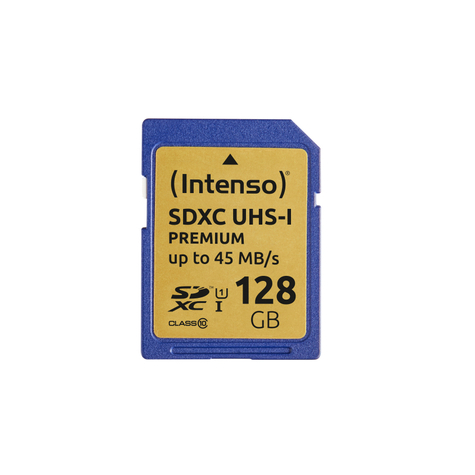 Intenso Secure Digital Card Sd Class 10 Uhs-I  128 Gb Speicherkarte