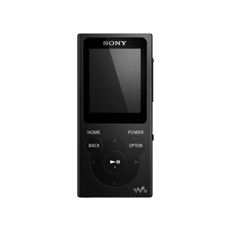 Sony Nw-E394 Walkman 8 Gb, Schwarz