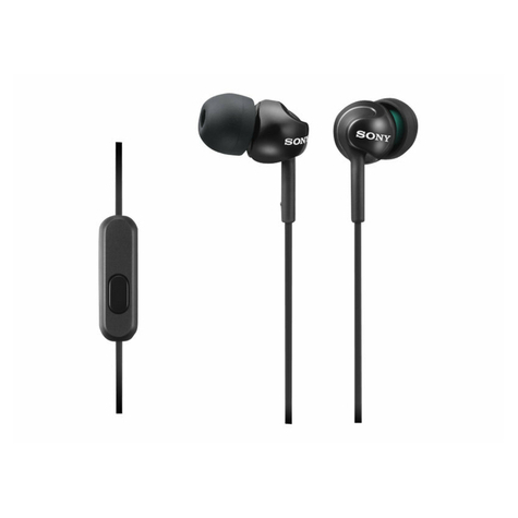 Sony Mdr-Ex110apb In Ear Kopfhörer Mit Headsetfunktion Schwarz