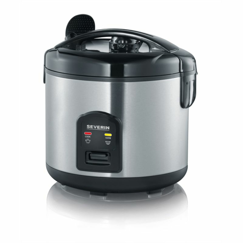 Severin Rk 2425 Rice Stove Stainless Steel Brushed Black