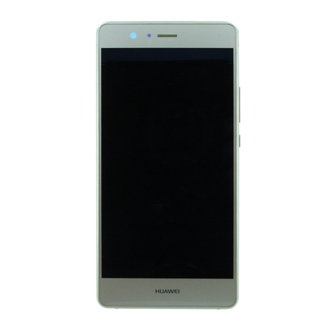 Huawei P9 Lite Original Ersatzteil Lcd Display / Touchscreen Mit Rahmen Gold
