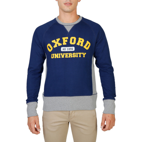 herren sweatshirts oxford university blau xl