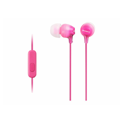 Sony Mdr-Ex15appi In-Ohr-Kopfhörer, Pink