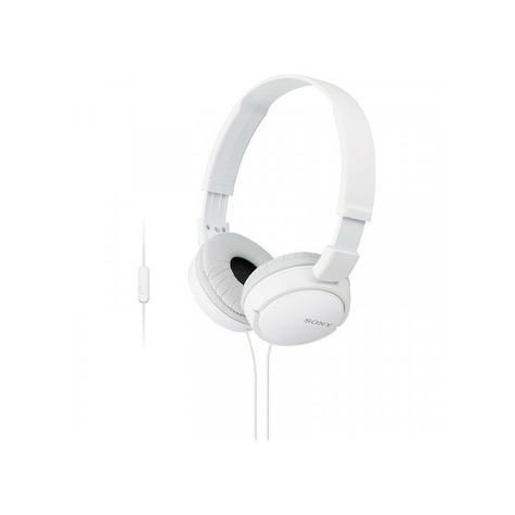 Sony Mdr-Zx110apw Einstiegskopfhörer Mit Headsetfunktion, Weiß