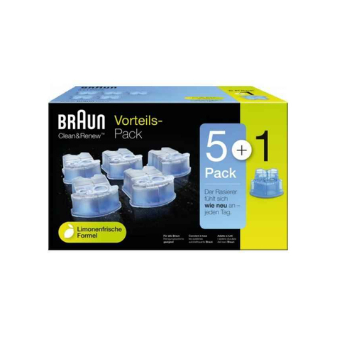 Braun Clean&Renew Cc-System Reinigungskartuschen Promo-Pack 5+1