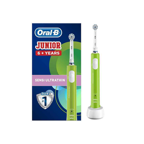 Oral-B Junior Green Elektrische Zahnbürste Für Kinder Ab 6 Jahren Grün