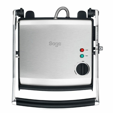 Sage Appliances Sgr200 Kontaktgrill The Adjusta Grill, 2200 W