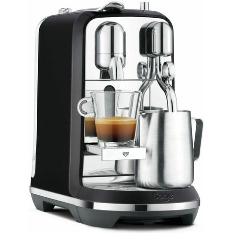 Sage Nespresso Sne800btr Creatista Plus Black Truffle Kapselmaschine