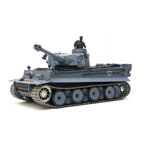 Rc Panzer "German Tiger I" Heng Long 1:16 Grau, Rauch&Sound,Metallgetriebe (Stahl) Und Metallketten -2,4ghz -V 6.0 Pro