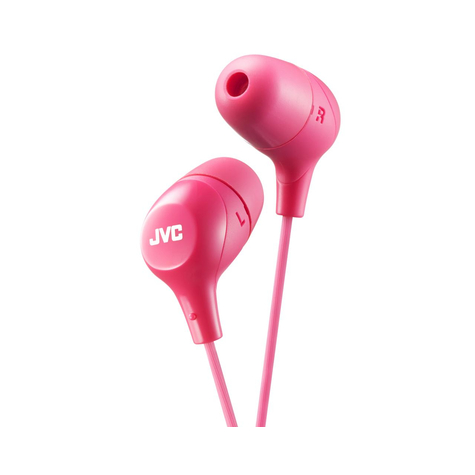 Jvc Ha-Fx38-P-E Kopfhörer Im Ohr Pink Verkabelt 1 M Gold
