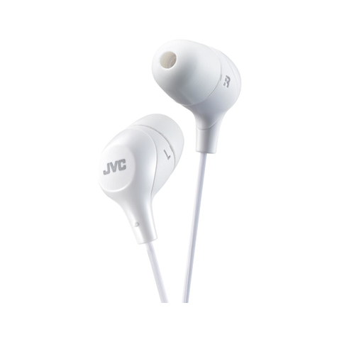 Jvc Ha-Fx38-W-E - Headphones - In Ear - White - Wired - 1 M - Gold