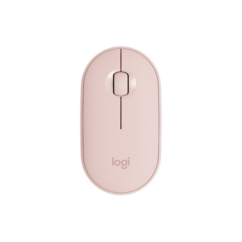 Logitech Pebble M350 Beidhändig Optisch Rf Kabellos + Bluetooth 1000 Dpi Pink
