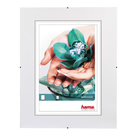 Hama Clip-Fix Glas Transparent Einzelbilderrahmen 20 X 28 Cm Clip-Fix Nachdenklich