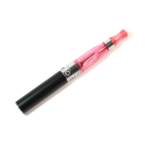 Ttzig E-Zigarette Proset Clearomizer Startet Kit (Rot + Griff Schwarz)