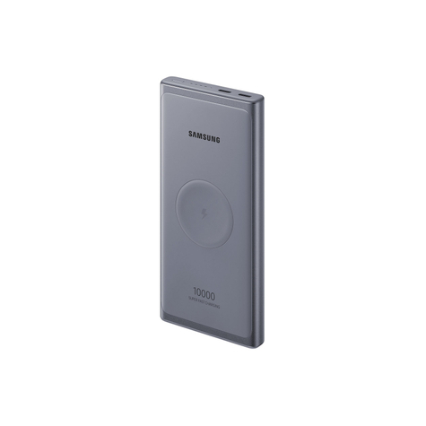 Samsung Induktive Powerbank, 10.000 Mah, 2x Usb Typ C, Dark Gray