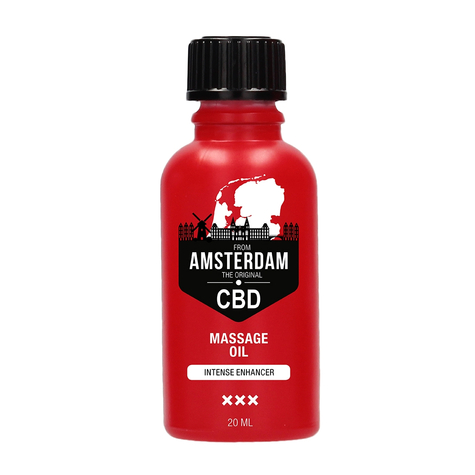 Cbd From Amsterdam Intense Massage Oil Enhancer