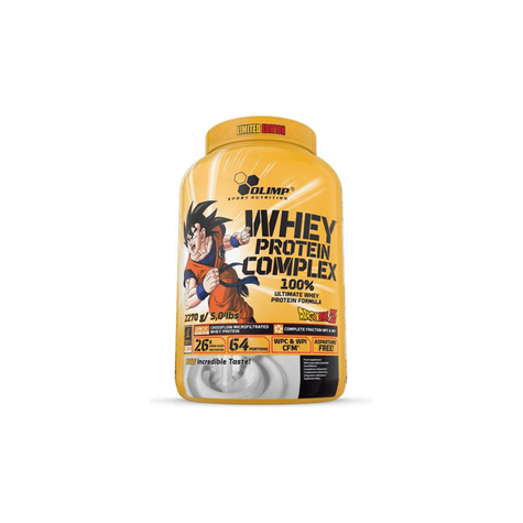 Olimp Whey Protein Complex 100%, Limited Edition Dragon Ball Z, 2270 G Can, Cookies & Cream