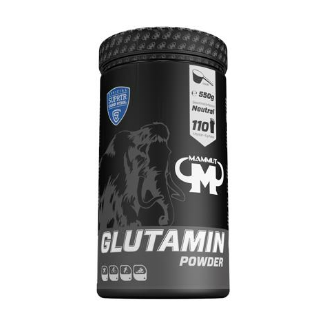 Best Body Mammut L-Glutamin Powder, 550 G Dose, Neutral