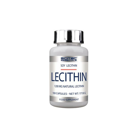 Scitec Essentials Lecithin, 100 Kapseln Dose