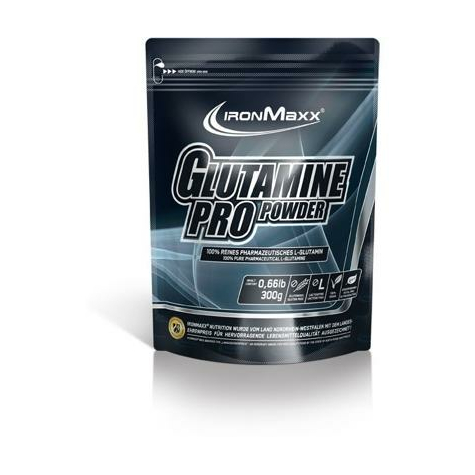 Ironmaxx Glutamin Pro Pulver, 300 G Beutel