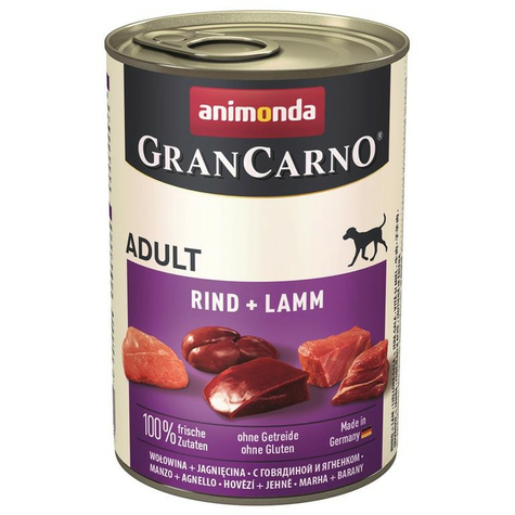 Animonda Hund Grancarno,Carno Adult Rind-Lamm   400g D
