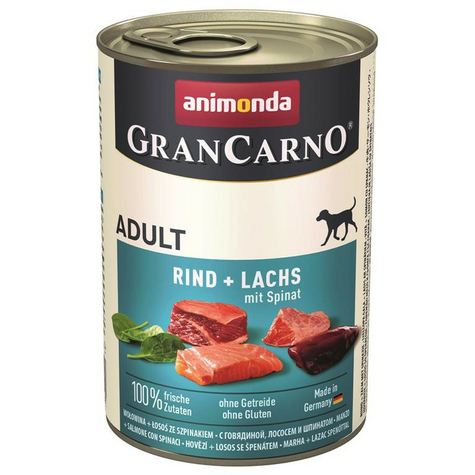 Animonda Hund Grancarno,Grancarno Ri-Lachs-Spinat400gd