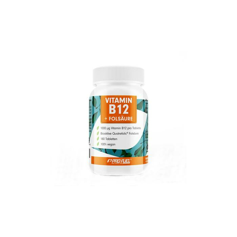 Profuel Vitamin B12 + Folsre, 180 Tabletten Dose