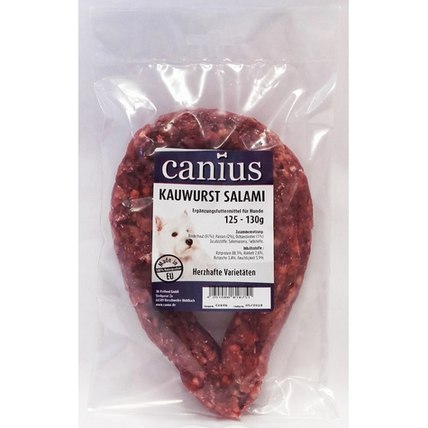 Canius Snacks,Ca.Ringwurst Salami Gr125g 1st