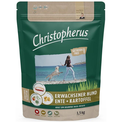 Christopherus Hund,Chris.Getreidefr. Ente-Kart.1,5kg