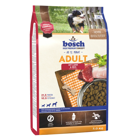 Bosch,Bosch Lamm+Reis    3kg
