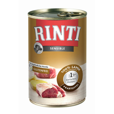 Finnern Rinti,Rinti Sensi.Lamm+Kartof. 400gd