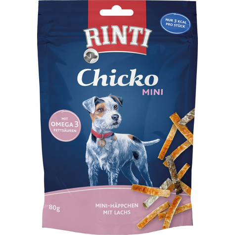 Finnern Rinti Snacks,Rin.Chicko Mini Häpp.Lachs 80g