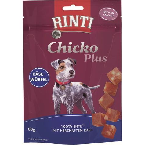 Finnern Rinti Snacks,Rinti Chicko+ Käsewür.Ente 80g