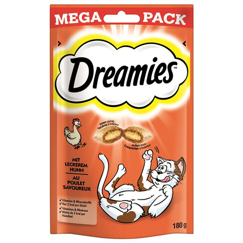 Dreamies,Dreamies Huhn Mega Pack   180g