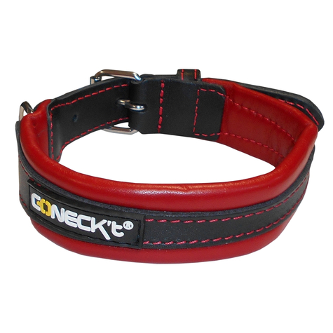 Agrobiothers Dog,Hhb Coneck't Leather Black/Red M