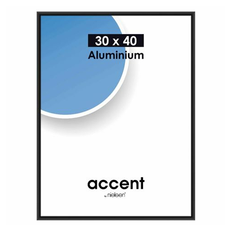 Nielsen Accent 30x40 Aluminium Schwarz Matt 52426