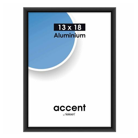 Nielsen Accent 13x18 Aluminium Schwarz Matt 53226