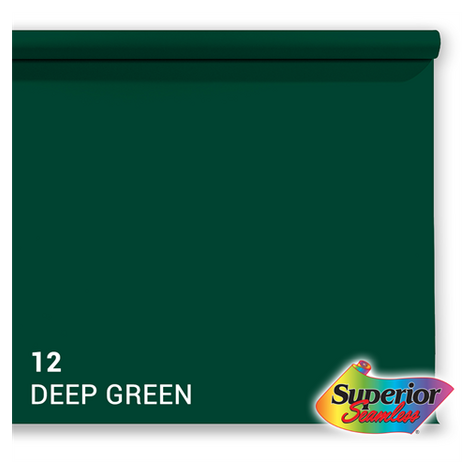 Superior Hintergrund Papier 12 Deep Green 2,72 X 11m