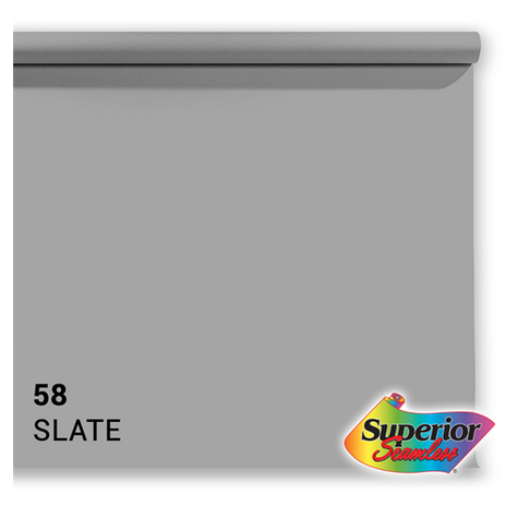 Superior Hintergrund Papier 58 Slate Grey 2,72 X 11m