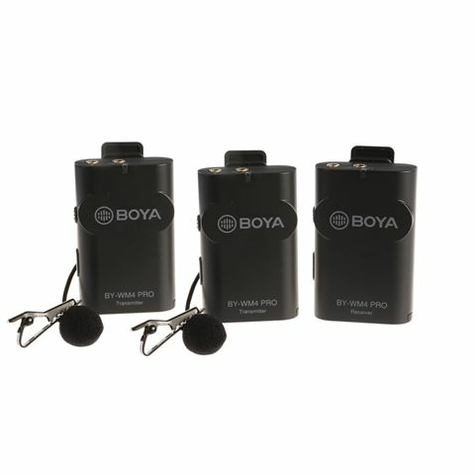 Boya 2.4 Ghz Dual Lavalier-Mikrofon Drahtlos By-Wm4 Pro-K2
