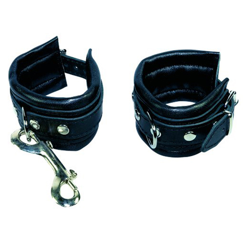 Handschellen : Leather Cuffs
