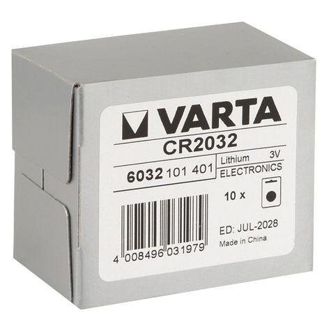 Varta 10x1 Varta Electronic Cr 2032 Vpe Innenkarton
