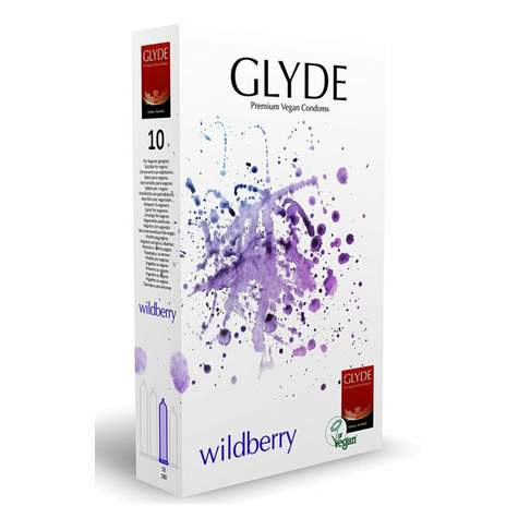 Kondome : Glyde Ultra Wildberry 10 Condoms